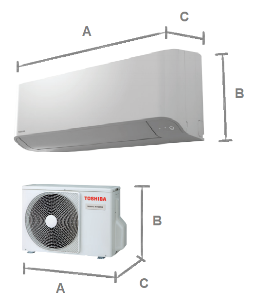 Klimatyzator ścienny Toshiba KRTP Digital Inverter 6,7 kW