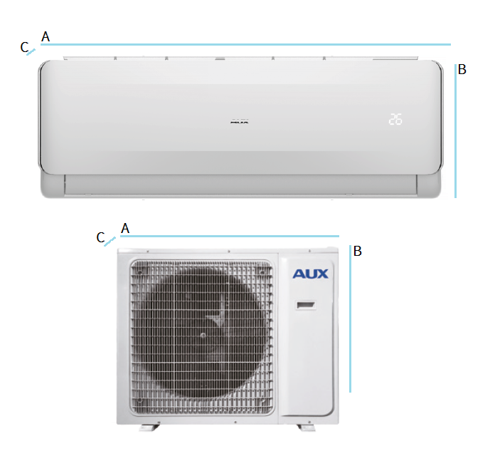 Mulit-systeme AUX FREEDOM 5x 2,0kW 125m2