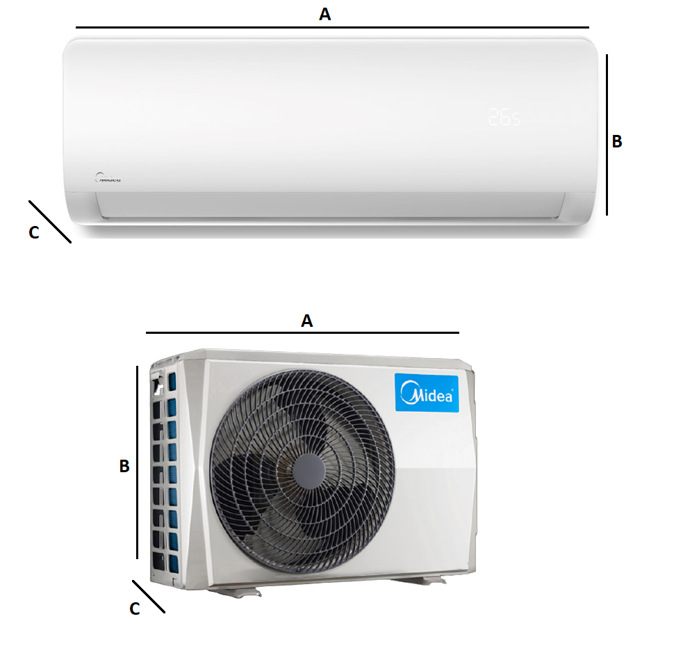 Air conditioner MideaXTREME SAVE WARMER 5,3kW