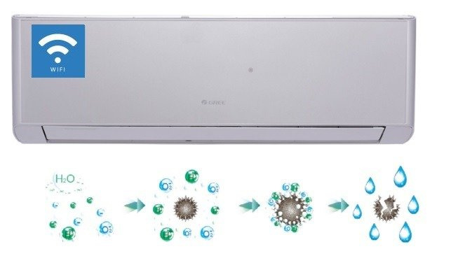 Wall air conditioner GREE Amber Standard SILVER 3,5kW