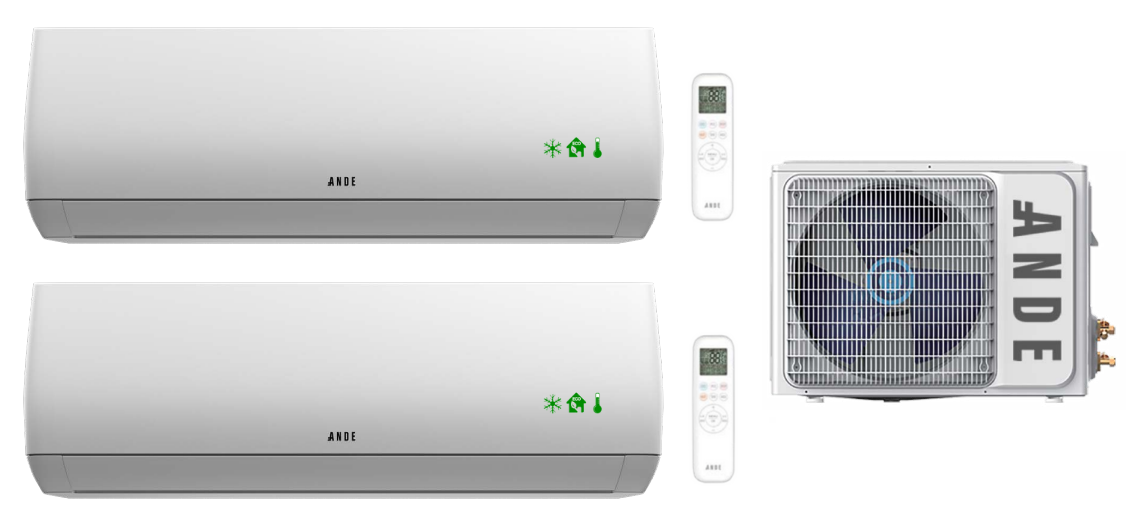 ANDE Jupiter+ multi heating set 3.5+ 7.0 kW