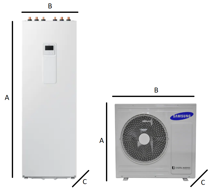 Samsung EHS SPLIT Wärmepumpe - ClimateHub 6,0 kW