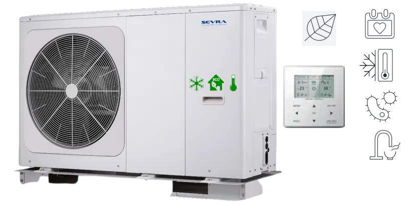 Heat pump SEVRA Monoblock 8.3kW 1F