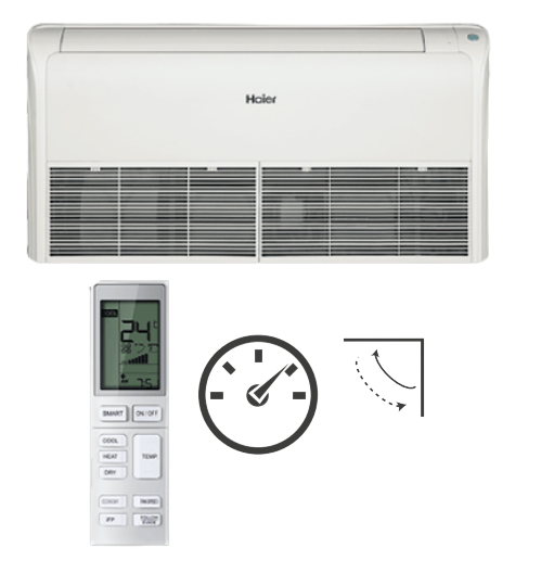 Haier Cabrio Decken-Bodenklimaanlage 9,5 kW