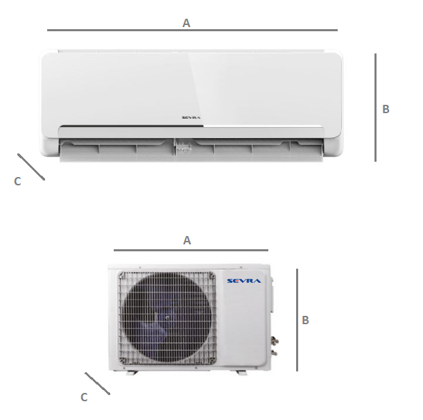 Klimatyzator ścienny SEVRA Ecomi 3,5kW