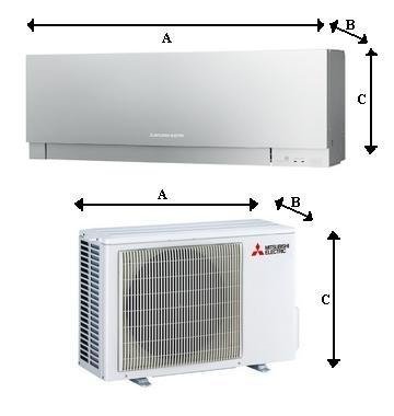 Air conditioner MITSUBISHI Silver Premium 3,5kW