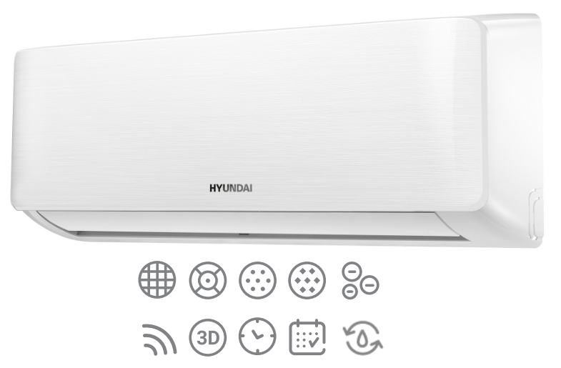 Wall Air Conditioner Hyundai ELITE WHITE 5,3 kW