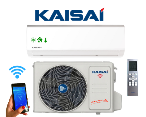 Klimatyzator ścienny KAISAI FLY 2,6kW KWX-09HRGI+KWX-09HRGO 