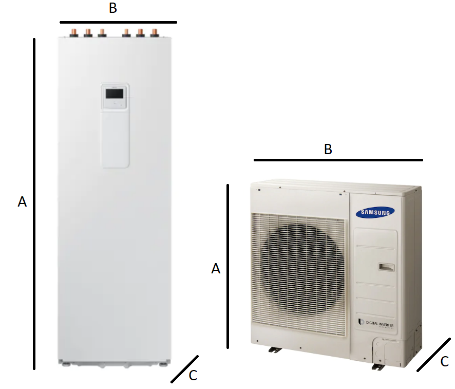 Samsung EHS SPLIT Wärmepumpe - ClimateHub 9,0 kW