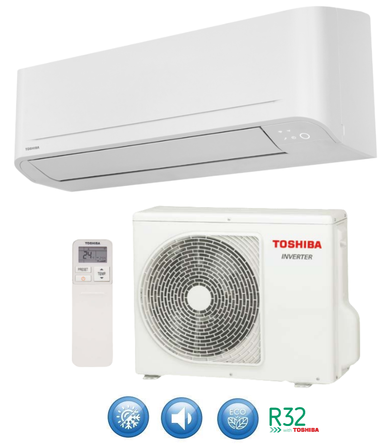 Wall air conditioner Toshiba SEIYA 2 3,3 kW R32 new