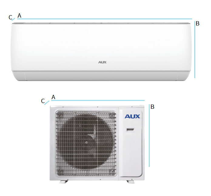 Wandklimaanlagen AUX J-SMART AUX-24JO 7,2kW