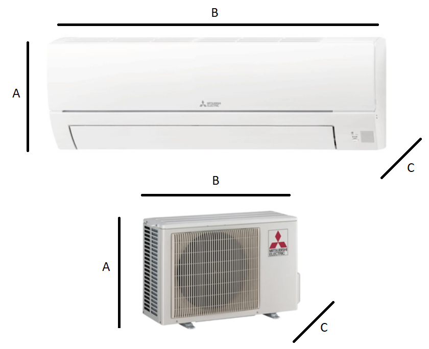 Wandklimaanlage Mitsubishi MSZ-HR35VF 3,4kW