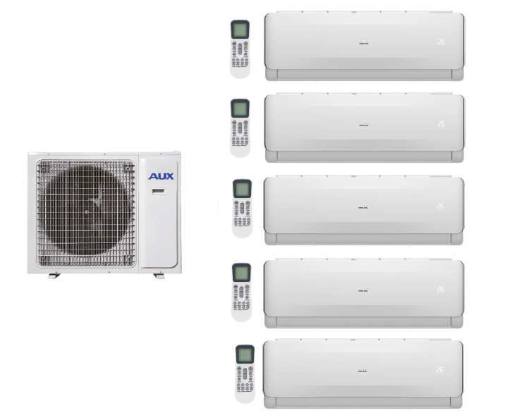 Mulit-systeme  AUX FREEDOM 3x 2,0kW + 2,5kW + 5,2kW