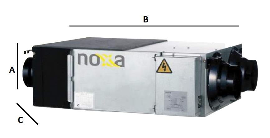 NOXA Air NXERV-250V1 250 m³/h recuperator