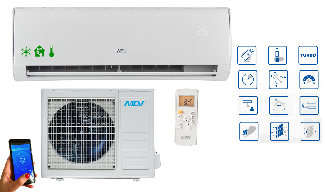 MDV Aroma 5.3kW wall air conditioner