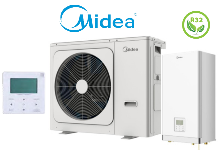 MIDEA M-THERMAL Geteilte Wärmepumpe 16,0 kW 1F
