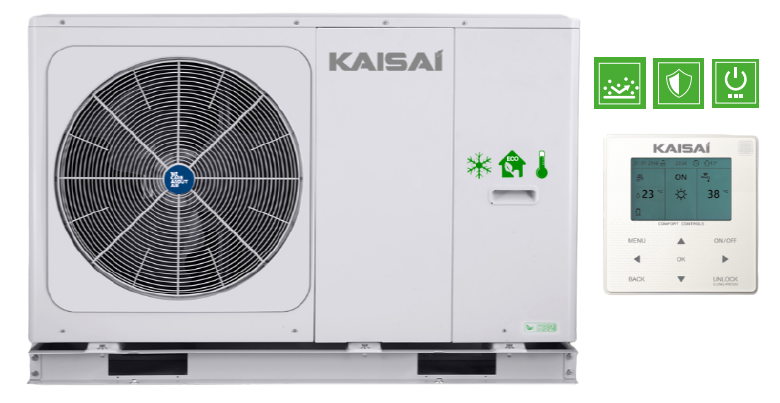 KAISAI Monoblock 14,50kW 3F Wärmepumpe