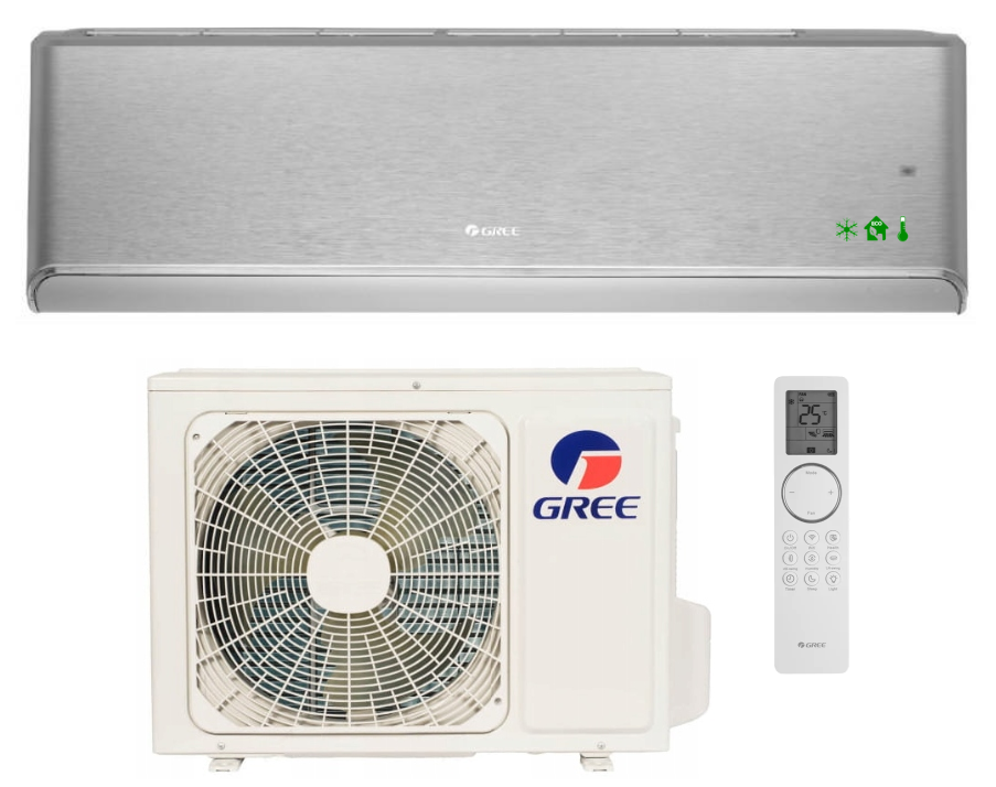 GREE Airy Silver 5,3 kW AI09S wall air conditioner New