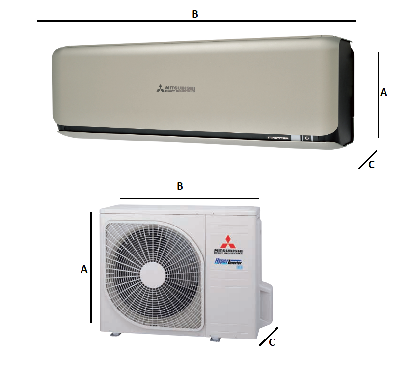 Air conditioner Mitsubishi Heavy Diamond Design 5,0 kW