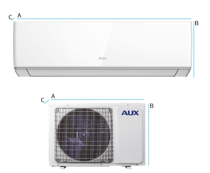 Wall air conditioner  AUX HALO AUX-18HA 5,5kW