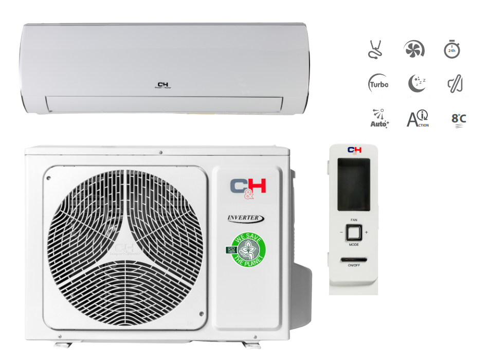 Wall air conditioner COOPER & HUNTER DAYTONA 2.7kW white