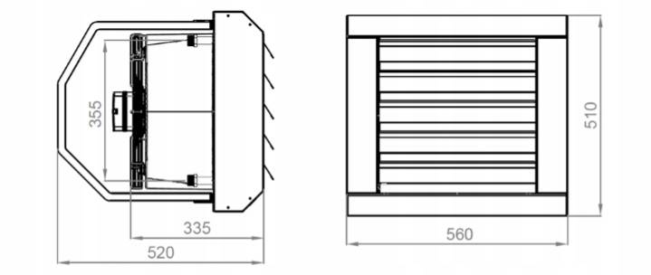 Nagrzewnica wodna Aqua Air N1 20 kW II rzędowa+HMI