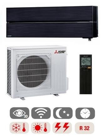 Wandklimaanlage MITSUBISHI Onyx Black Diamond 5,0kW