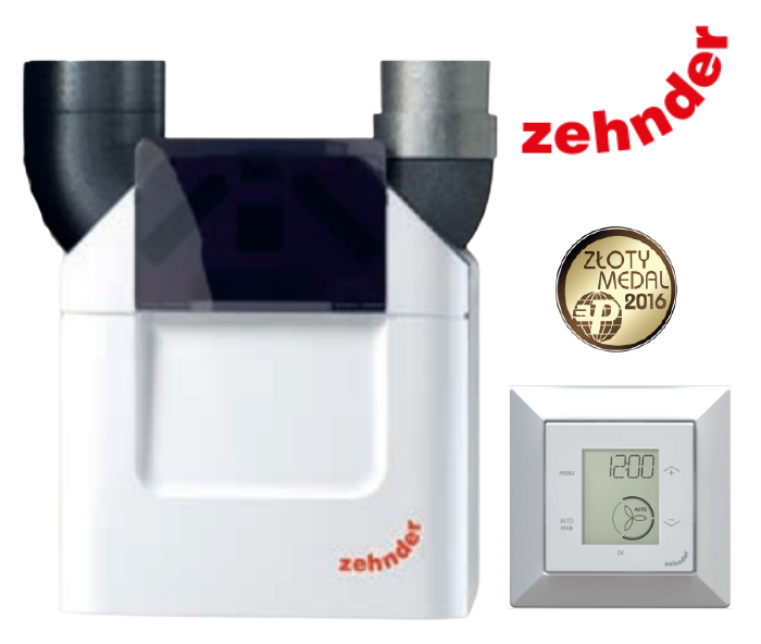 Zehnder ComfoAir Q350 TR recuperator, left version