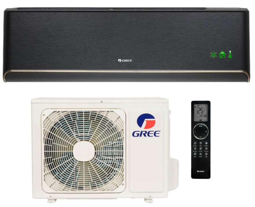 GREE Airy Dark 5,3 kW AI09D wall air conditioner New