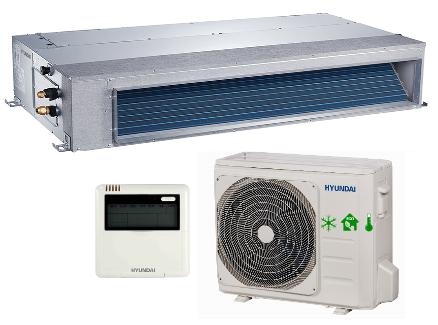 Hyundai 3.5 kW duct air conditioner R32 A++