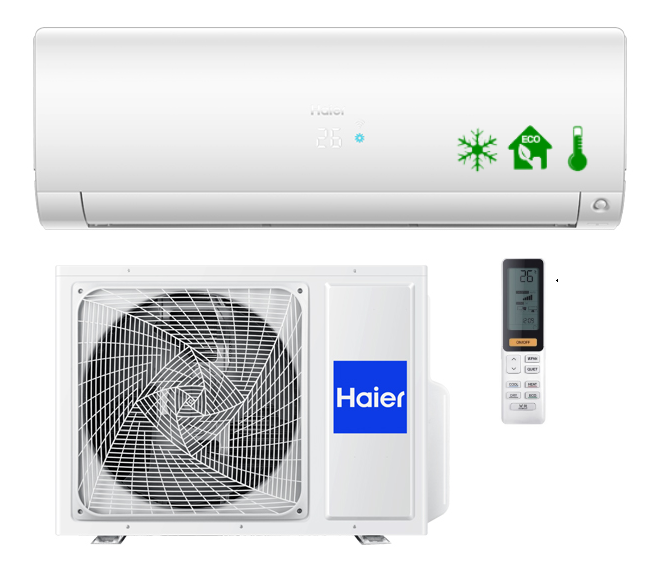 Wall air conditioner Haier FLEXIS Plus Matt White 3,5 kW