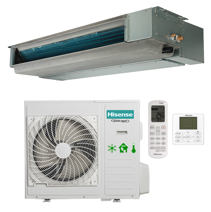 HISENSE low pressure duct air conditioner (slim) 2.6kW