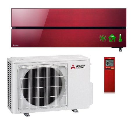 Wandklimaanlage  MITSUBISHI Ruby Red Diamond 3,5kW