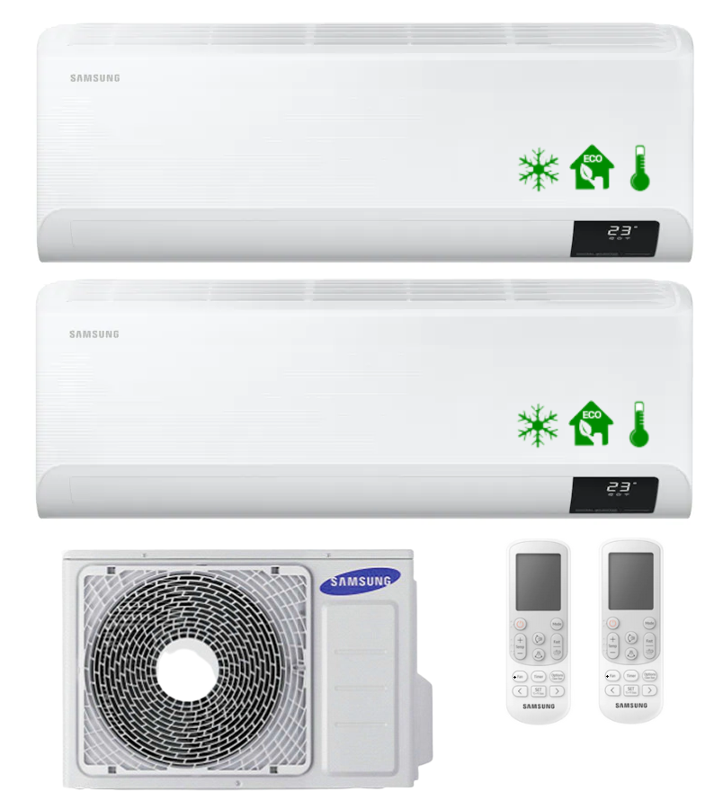 Multi-systems SAMSUNG Cebu 2,0kW + 2,5kW