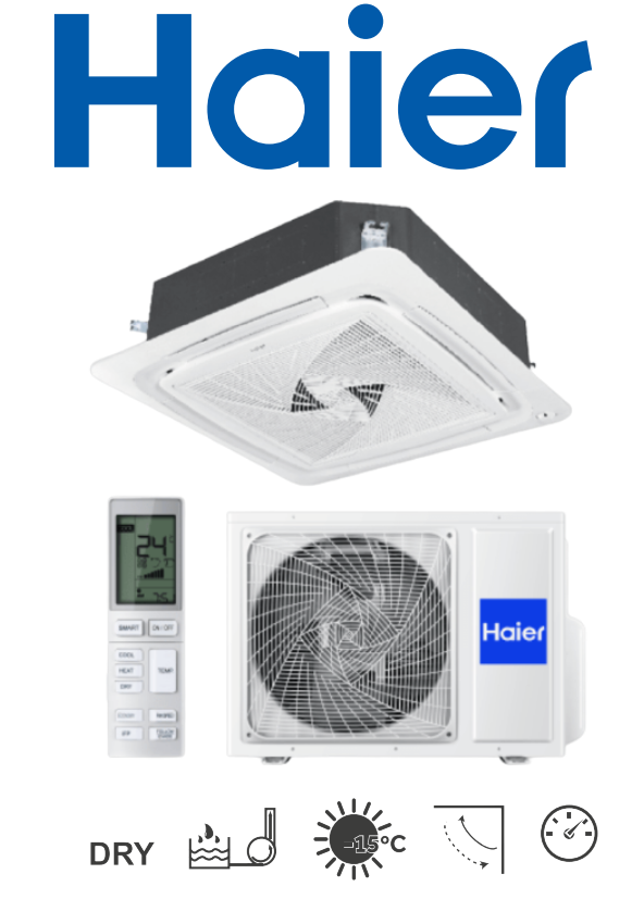 Haier Cassette Cassette air conditioner with a circumferential air flow of 12,2 kW