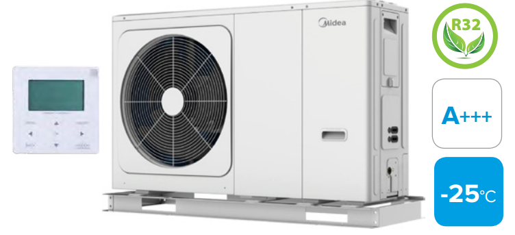 MIDEA M-THERMAL Monoblock-Wärmepumpe 6,4 kW 1F