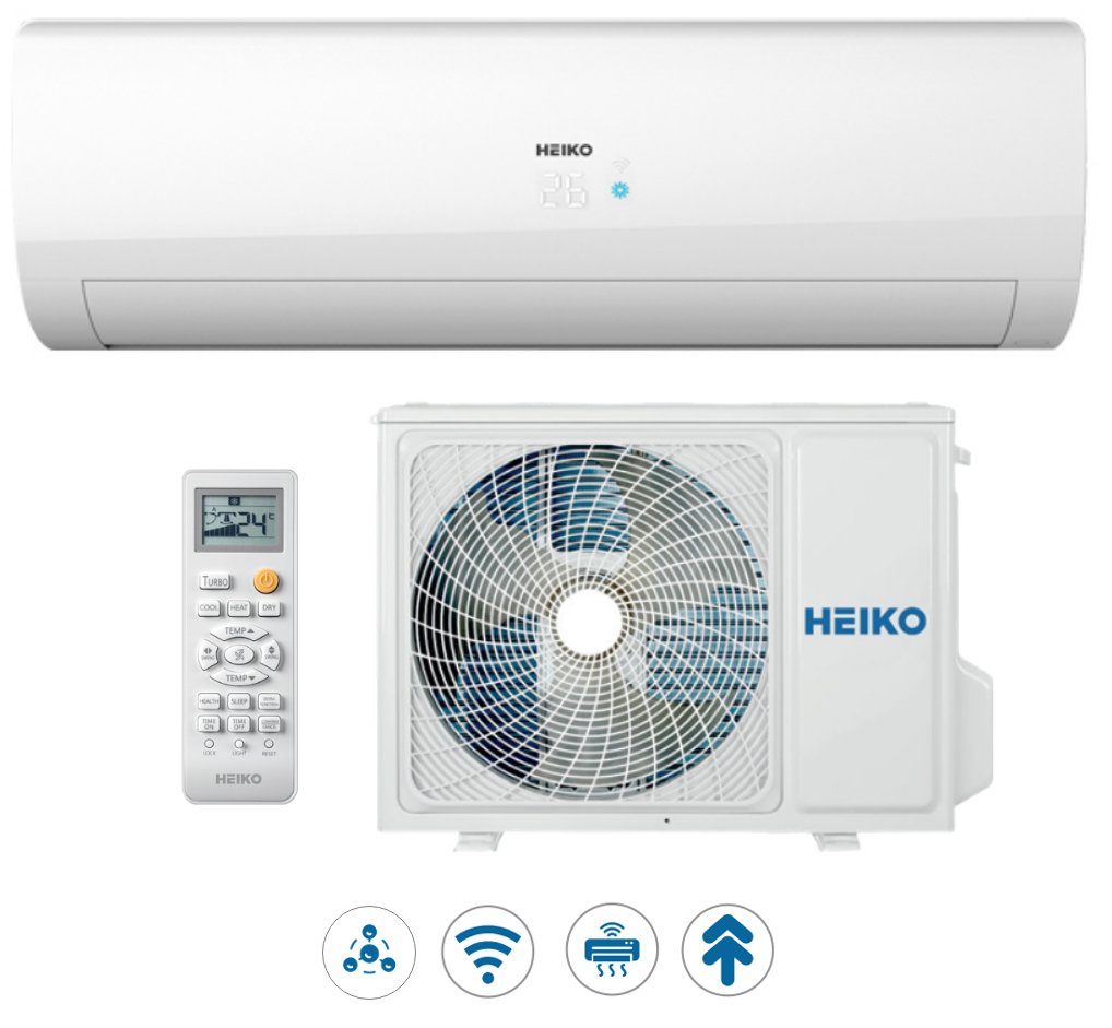 Wall air conditioner HEIKO ARIA 2,6 kW R32