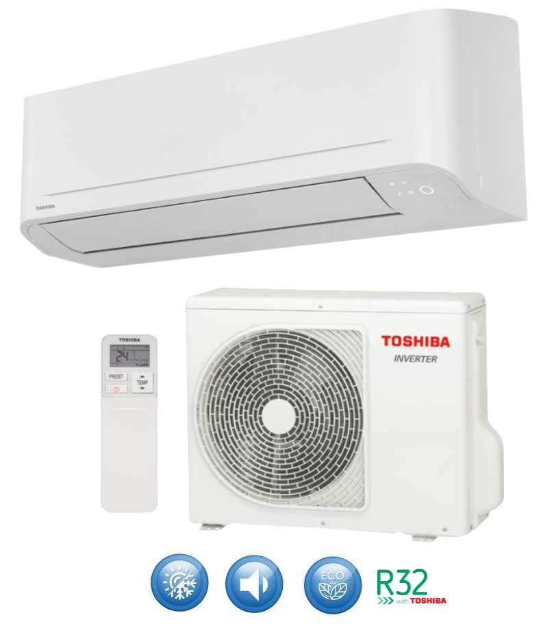 Wall air conditioner Toshiba SEIYA 2 1.5 kW R32 new