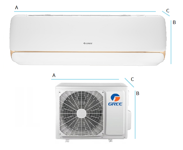 Wandklimaanlagen GREE G-TECH 2,7kW