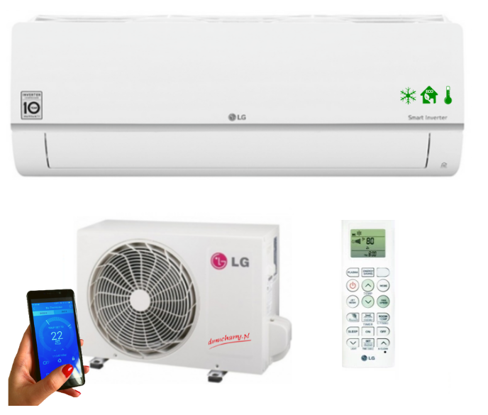 Wall air conditioning LG STANDARD PLUS 2,5kW PC09SQ + WiFi