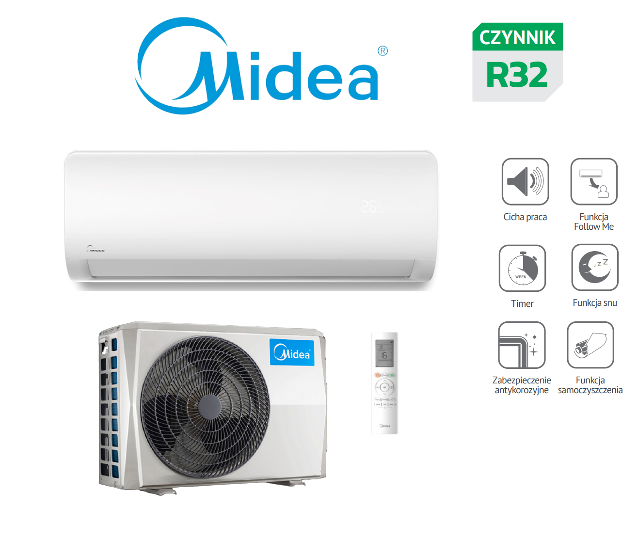 Air conditioner MideaXTREME SAVE WARMER 5,3kW