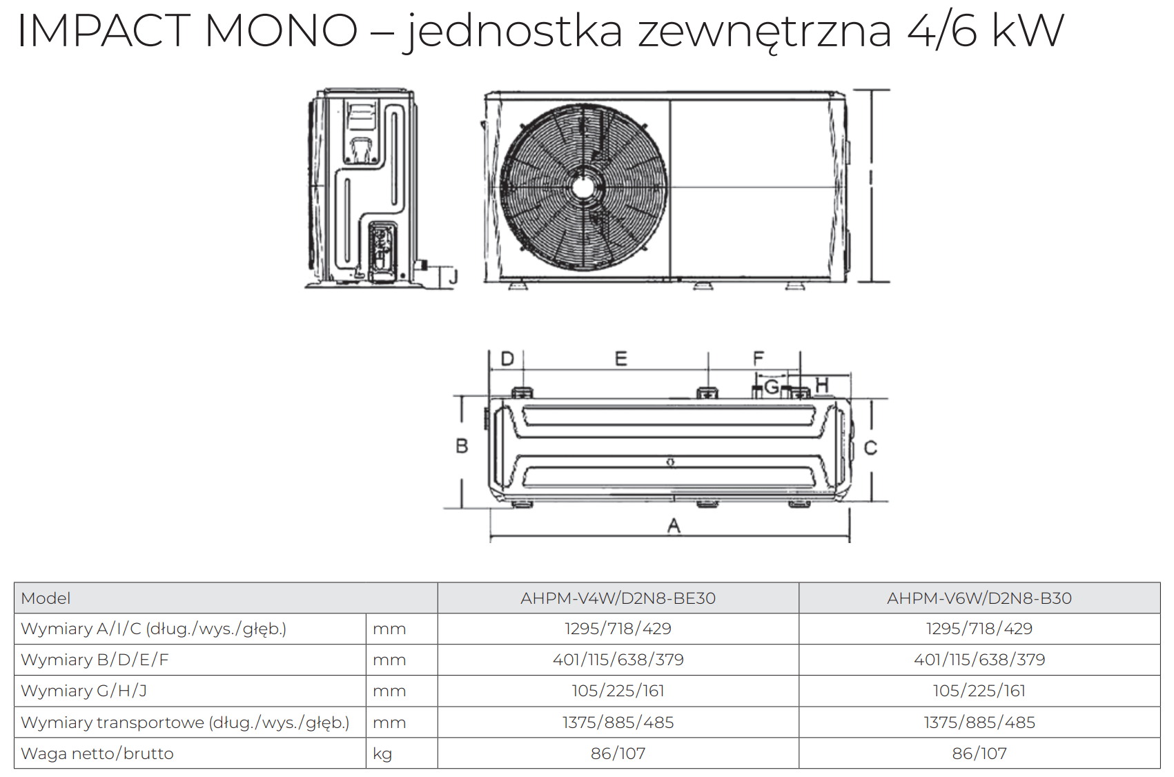 Hisense Monoblock-Wärmepumpe 4,4 kW