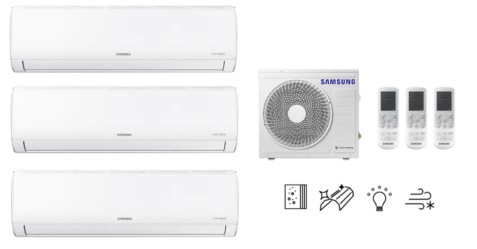 Multi-systems SAMSUNG Cebu 3x 2,0kW