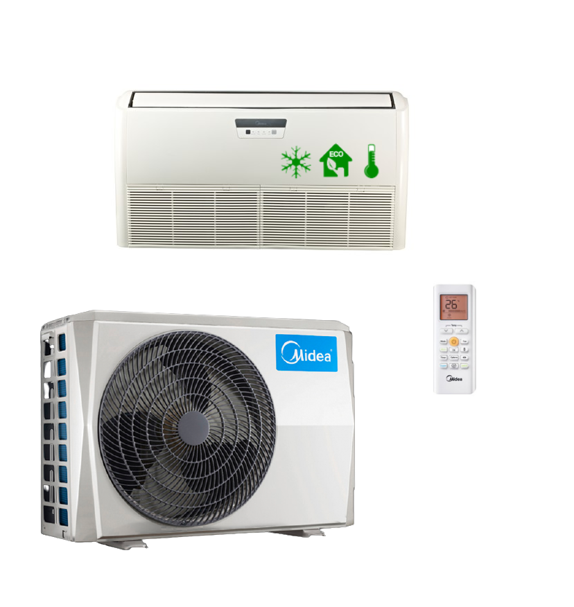 Unterflur- und Deckenklimaanlage Midea 5,3 kW