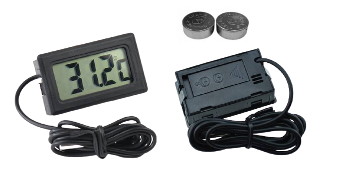 ELECTRONIC LCD THERMOMETER DIGITAL PROBE 100cm