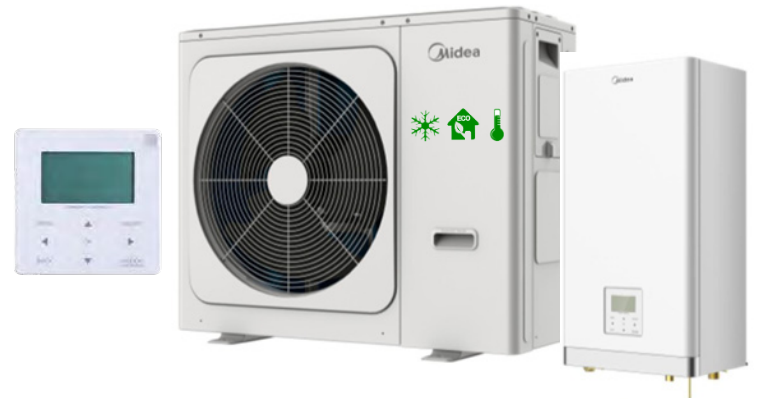 MIDEA M-THERMAL Geteilte Wärmepumpe 14,5 kW 1F