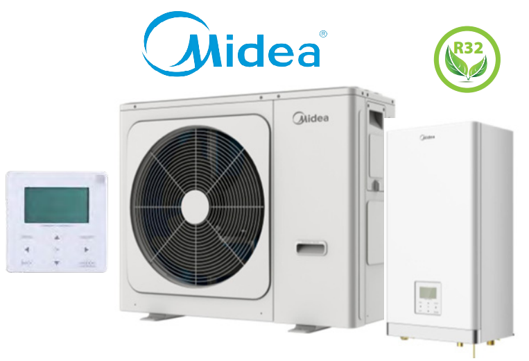 MIDEA M-THERMAL Geteilte Wärmepumpe 14,5 kW 1F