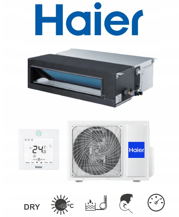 Haier DUCT air conditioner with an average pressure of 3,5 kW