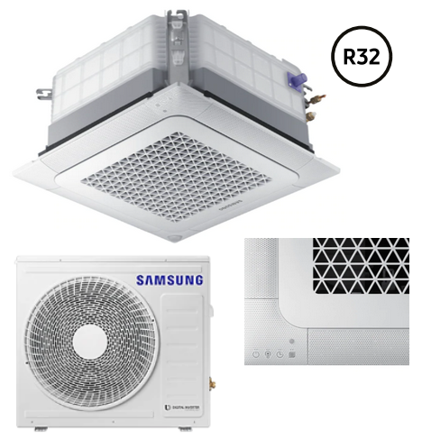 Klimatyzator kasetonowy 4-kierunkowy SAMSUNG MINI WIND-FREE 5,0kW