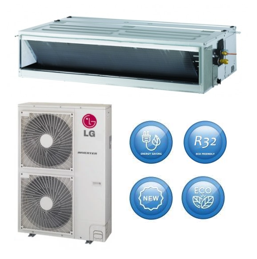 Duct Klimaanlage LG H-Inverter durchschnittlich 13,4 kW
